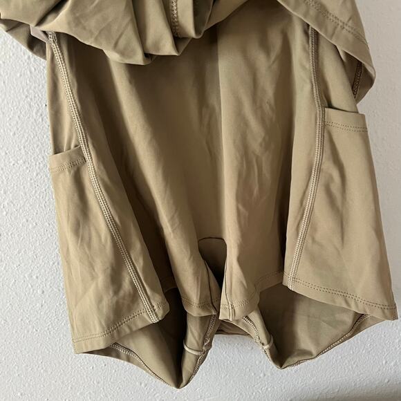 Halara Softlyzero Airy Backless Twisted Dance Active Dress Green Size Medium - Picture 4 of 8